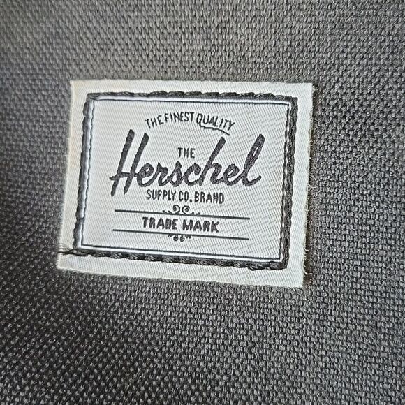 Herschel Little America Laptop Backpack, Black/Tan Synthetic Leather Classic 25 - Picture 8 of 16